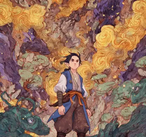 恋爱题材封面：男女主角在樱花树下对视的温柔瞬间
